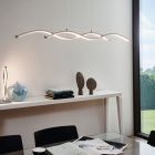 Aluminiowa nowoczesna lampa wisząca chromowana, Arantxa, 14W, 3000K LED