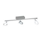 Aluminiowy nowoczesny spot sufitowy chromowany, Madelinde, 3W, 3000K LED
