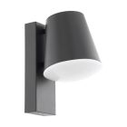 Metalowa nowoczesna lampa zewnętrzna antracytowa, Aiden, IP44