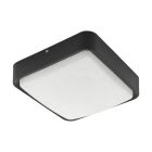 Aluminiowa lampa zewnętrzna czarna, Mace, IP44