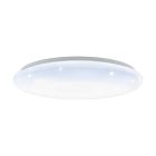 Stalowy plafon sufitowy biały, Patryk, 40W, white switch LED