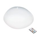 Stalowy plafon sufitowy biały, Tyrell, 34W, regulowany kolor LED