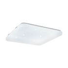Stalowy plafon sufitowy biały, Eloise, 17W, 3000K LED