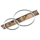 Drewniany plafon sufitowy brązowy, Annebel, 12W, 3000K LED