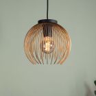 Aluminiowa industrialna lampa wisząca złota, Keimpe