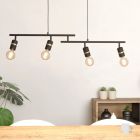 Aluminiowa lampa wisząca czarna, Jelger