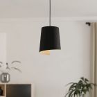 Aluminiowa rustykalna lampa wisząca czarna, Vincenzo