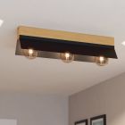 Aluminiowa industrialna lampa sufitowa czarna, Kyla