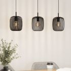 Aluminiowa industrialna lampa wisząca czarna, Pietro