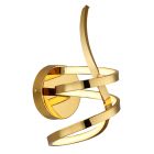 Aluminiowy design kinkiet złoty, Mouhsine, 18W, 3000K LED