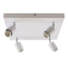 Aluminiowa rozeta do lamp biała, Rika