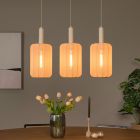 Beżowa lampa wisząca japandi, Corina
