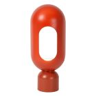 Pomarańczowa lampa stołowa nowoczesna, Barris, z przełącznik