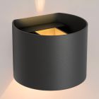 Szary kinkiet up down nowoczesny, Xio