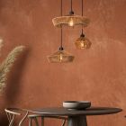 Rattanowa lampa wisząca drewniana, Yunkai