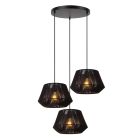Czarna lampa wisząca japandi, Jessica