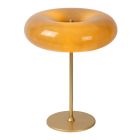 Ciemnoszara lampa stołowa retro, Sentino, z przełącznik