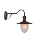 Rdzawa lampa zewnętrzna rustykalna, Aruba, IP44