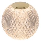 Przezroczysta lampa stołowa nowoczesna, Cintra, 2W, 2700K LED, ściemniana w 3 krokach