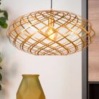 Złota lampa wisząca nowoczesna, Wolfram