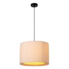 Biała lampa wisząca nowoczesna, Fold