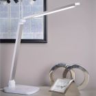 Biała lampa biurkowa nowoczesna, Vario, 8W, 2700K LED