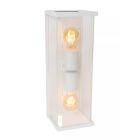 Biała lampa zewnętrzna nowoczesna, Claire, IP54