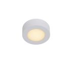 Biały plafon sufitowy nowoczesny, Brice, 8W, 3000K LED, IP44