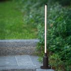 Czarna lampa dogruntowa nowoczesna, Lornex, 6W, 3000K LED, IP54