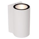 Biała lampa zewnętrzna nowoczesna, Akra, 6W, 3000K LED, IP54