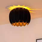 Czarny plafon sufitowy nowoczesny, Spencer