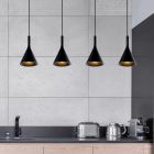Betonowa lampa wisząca czarna, Gipsy