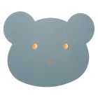 Niebieski kinkiet dla dzieci nowoczesny, Charlie, 5W, dim to warm LED, z dotykowy ściemniacz