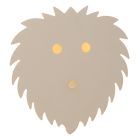 Beżowy kinkiet dla dzieci nowoczesny, Charlie, 5W, dim to warm LED, z dotykowy ściemniacz