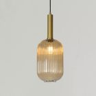 Bursztynowa lampa wisząca retro, Maloto