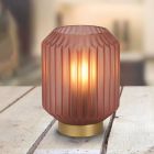 Złota lampa stołowa klasyczna, Sueno, z przełącznik