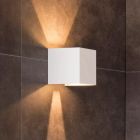 Biały kinkiet góra-dół nowoczesny, Axi, 6W, 2700K LED, IP54