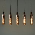 Szara lampa wisząca nowoczesna, Orlando