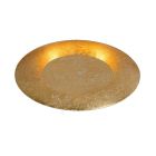 Złoty plafon sufitowy nowoczesny, Foskal, 12W, 2700K LED