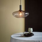 Czarna lampa wisząca design, Alton