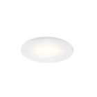 Biała mini oprawa podtynkowa aluminiowa, Philomena, 1,5W, 2700K LED, IP44
