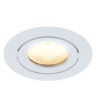 Biała oprawa sufitowa wpuszczana aluminiowa, Wimke, 5W, 2700K LED, IP44