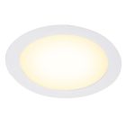 Biały downlight aluminiowy, Umbriel, 6W, 3000K LED, IP44