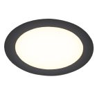 Czarny downlight aluminiowy, Umbriel, 9W, 4000K LED, IP44