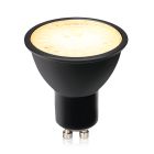 Żarówka LED GU10 ściemnialna Antonie, czarny, 7W, 2700K