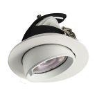 Aluminiowy downlight biały, Anjuli, 33W, white switch LED