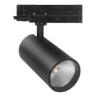 Czarny reflektor do szynoprzewodu 3 fazowe, Rozina, 10W/20W/30W, white switch LED