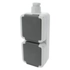 Peha Bryzgoszczelne gniazdo Podwójny dławik ochronny M20