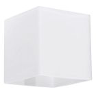 Szklany kinkiet up down biały, Jermy