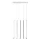 Aluminiowa lampa wisząca biała, Hillary